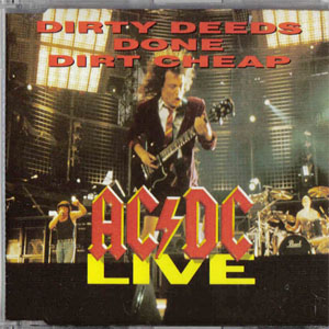 Disco Dirty Deeds Done Dirt Cheap (Live) de AC/DC