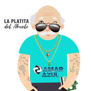 Disco La Platita del Abuelo de Amar Azul