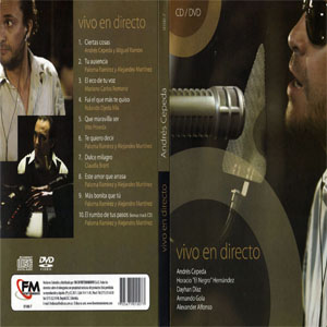Disco Vivo En Directo (Dvd) de Andrés Cepeda