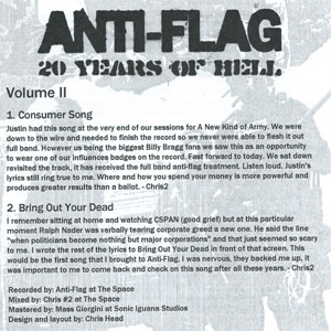 Disco 20 Years Of Hell: Vol. II de Anti-Flag