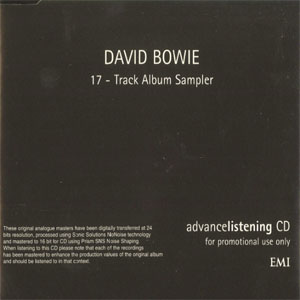 Disco 17 - Track Album Sampler de David Bowie