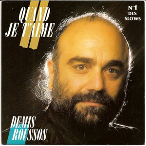 Disco Quand Je T'aime de Demis Roussos