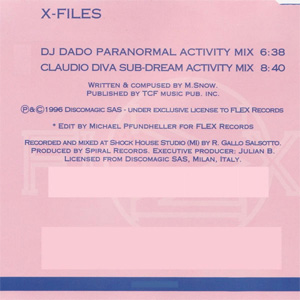 Disco X Files de DJ Dado