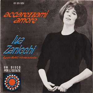 Disco Accarezzami Amore de Iva Zanicchi