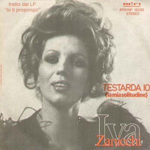 Disco Testarda Io (La Mia Solitudine) de Iva Zanicchi