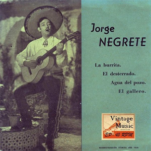 Disco Vintage México Nº10 - EPs Collectors de Jorge Negrete