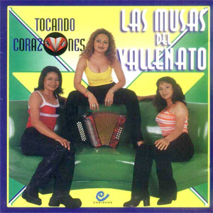 Disco Tocando Corazones de Las Musas Del Vallenato