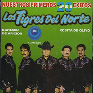 Disco Nuestros Primeros 20 Éxitos de Los Tigres del Norte