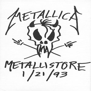Disco Metallistore 1/21/93 de Metallica