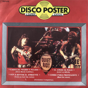 Disco Disco Poster - 4 Super Exitos de Quiet Riot