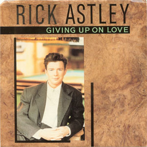 Disco Giving Up On Love de Rick Astley