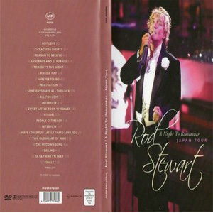 Disco A Night To Remember (DVD) de Rod Stewart