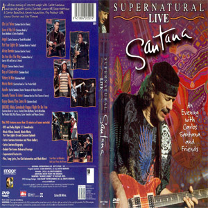 Disco Supernatural Live (Dvd) de Santana