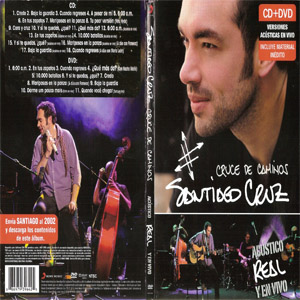 Disco Cruce De Caminos: Acústico, Real Y En Vivo (Dvd) de Santiago Cruz