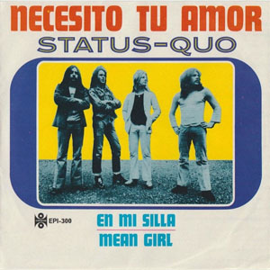 Disco Necesito Tu Amor de Status Quo