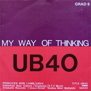 Disco My Way Of Thinking de UB40