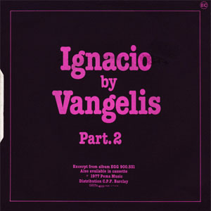 Disco Ignacio Part.2 de Vangelis