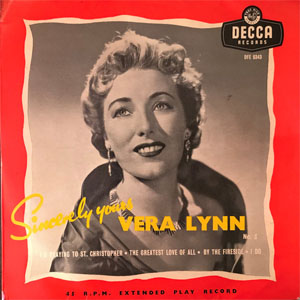 Disco Sincerely Yours, Vera Lynn, No. 3 de Vera Lynn