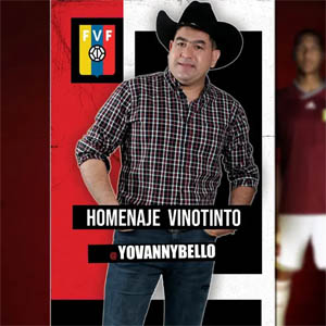 Disco La Vinotinto de Yovanny Bello