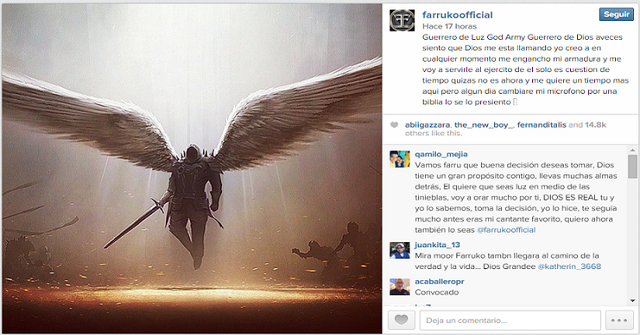 Farruko puede que deje el reguetón por la iglesia Farruko puede que deje el reguetón por la iglesia